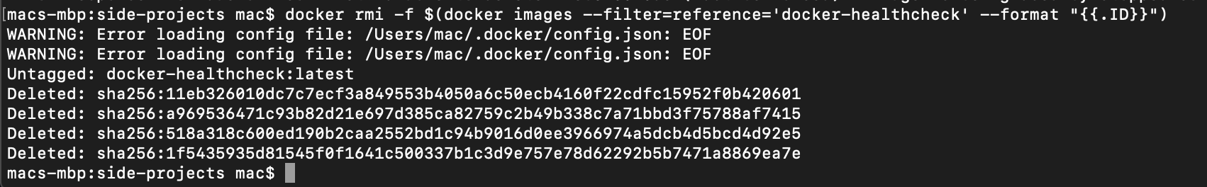 docker remove image by name